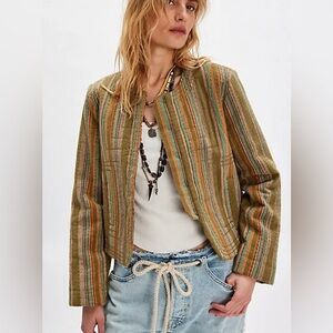 Free People Zandi Quilted Jacket NWOT Size Medium